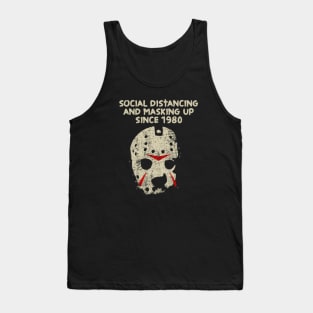 SOCIAL DISTANCING AND MASKING ON FRIDAYS Tank Top